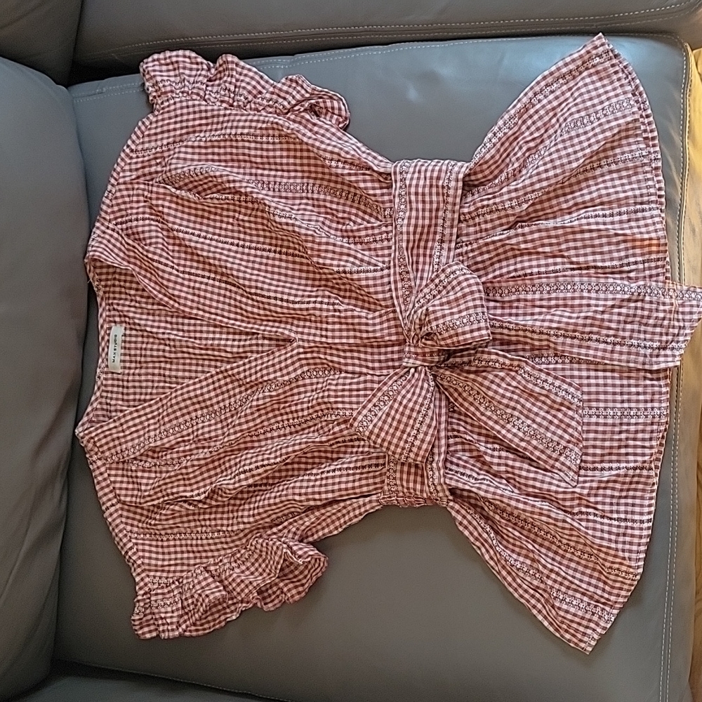 Gingham Blouse
